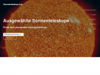 sonnenteleskop.com Webseite Vorschau