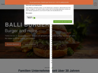 balli-burger.de Webseite Vorschau