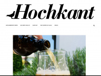 hochkant-bier.ch Webseite Vorschau