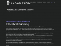 blackflag-agency.com Webseite Vorschau