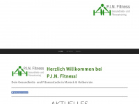 pin-fitness.at Webseite Vorschau