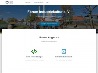 forum-industriekultur.de Webseite Vorschau
