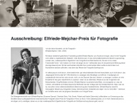 elfriede-mejchar-fotopreis.at Webseite Vorschau