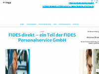 fides-direkt.de Webseite Vorschau