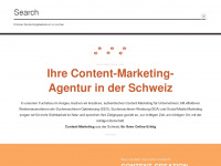 contentfox.ch Webseite Vorschau