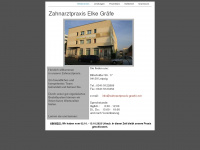zahnarztpraxis-graefe.net Webseite Vorschau