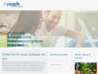 peach.immo Webseite Vorschau