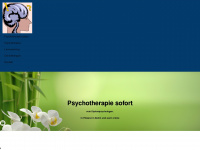 psychotherapie-sofort.eu Webseite Vorschau