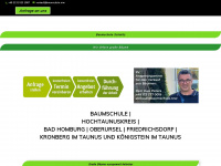 baumschule-hochtaunuskreis.de Webseite Vorschau