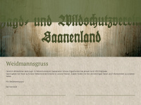 jagd-saanenland.ch Webseite Vorschau