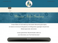 massageatelier-bensberg.de Webseite Vorschau