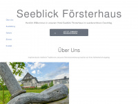 seeblick-foersterhaus.de Webseite Vorschau