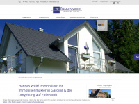 wulff-immobilien.de Webseite Vorschau