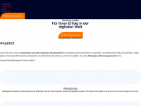 bluefrog-media.ch Webseite Vorschau