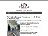 fahrrad-in-warnemuende.de Webseite Vorschau