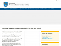 bermersheim-vdh.de Webseite Vorschau