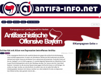 antifa-info.net Webseite Vorschau