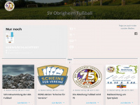 sv-obrigheim-fussball.de Webseite Vorschau