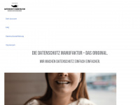 datenschutz-manufaktur.de Webseite Vorschau