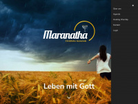 gemeinde-maranatha.ch Webseite Vorschau