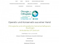 chirurgie-orthopaedie-reutlingen.de Webseite Vorschau