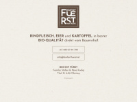 biohof-fuerst.at Webseite Vorschau