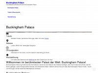 buckinghampalace-tickets.de Webseite Vorschau
