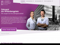 zahnarzt-berlin-wittenbergplatz.de Webseite Vorschau