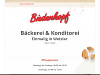 baeckerei-biedenkopf.de Webseite Vorschau