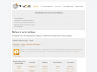 network.fr Webseite Vorschau