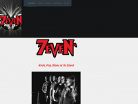 7even-band.de Webseite Vorschau