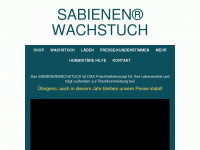sabienenwachstuch.de Webseite Vorschau