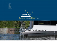 campingmitboot.de Webseite Vorschau