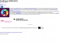 glam-goes-opendata-bw.de Webseite Vorschau