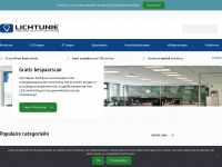 lichtunie.nl Webseite Vorschau