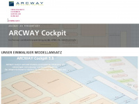 arcway-cockpit.com Webseite Vorschau
