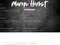 marenherbst.com Webseite Vorschau