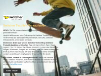 switcher-shop.ch Webseite Vorschau