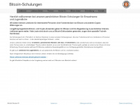 bitcoin-schulungen.ch Webseite Vorschau
