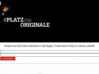 platzfueroriginale.de Webseite Vorschau