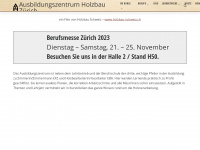 ausbildung-holzbau.ch Webseite Vorschau