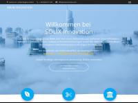 solix-innovation.com Webseite Vorschau