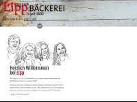 lipp-baeckerei.de Webseite Vorschau