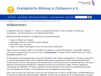 ev-bildung-ostbayern.de Webseite Vorschau