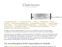 diavision.net Webseite Vorschau
