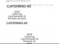 catering42.ch Webseite Vorschau