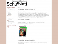 schulblatt.ch Webseite Vorschau