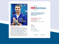 iwr-backhaus.de Webseite Vorschau