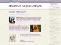 heilsames-singen-goettingen.de Webseite Vorschau