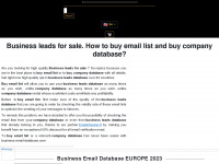 business-email-database.com